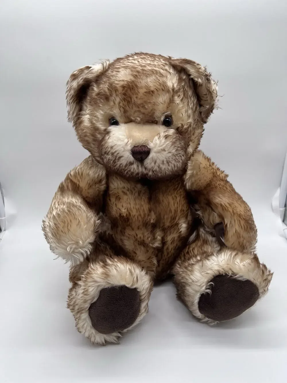 Rare Exclusive 2012 Build-A-Bear Fuzzy Teddy Shaggy Brown Bear 1051302 USA HTF